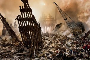 Remains of the world trade centre