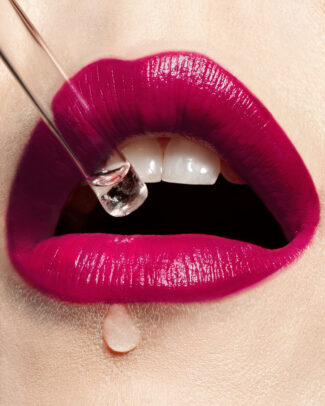 lips close up