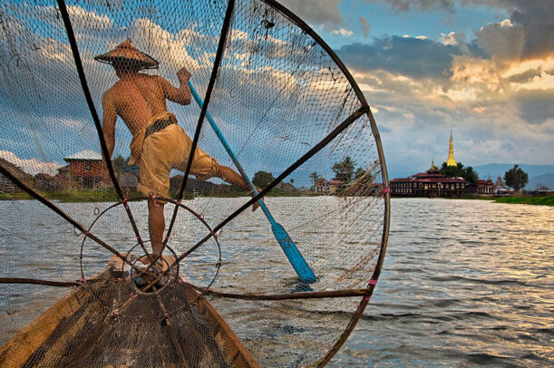 Fisherman on Inle Lake