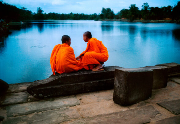 Monks on Causeway