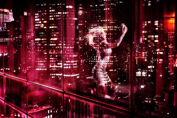 reflection of a woman 