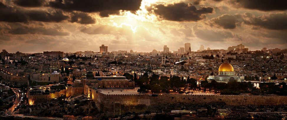 city landscape of Jerusalem and the 