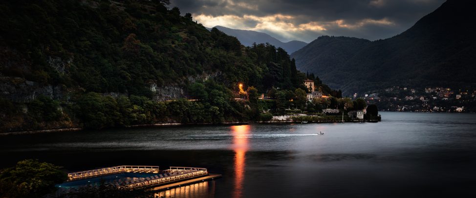 lake of Como at dusk 