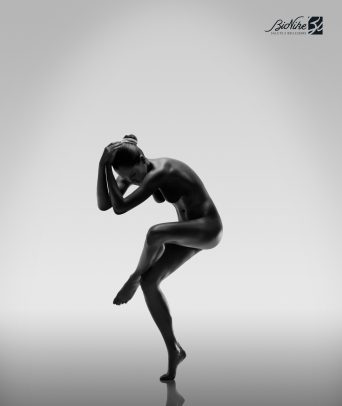 bionike advertising with a dancer on one foot