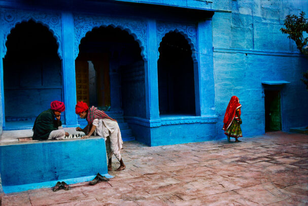 Men Playing Chess in Jodhpur, India