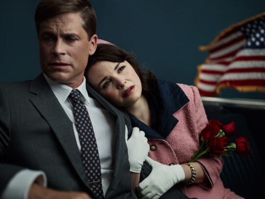Rob Lowe as John F. Kennedy and Ginnifer Goodwin as Jackie Kennedy
