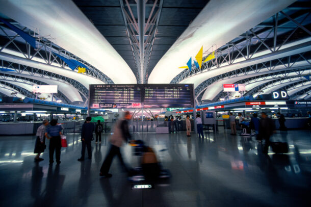 Inside Osaka International Airport