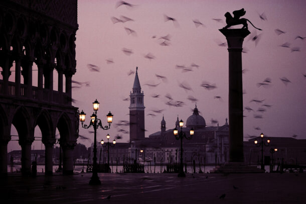 A deserted St. Mark's Square