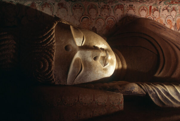 Reclining Buddha in Mogao Caves
