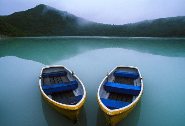 two boats in Tohoku, Japan