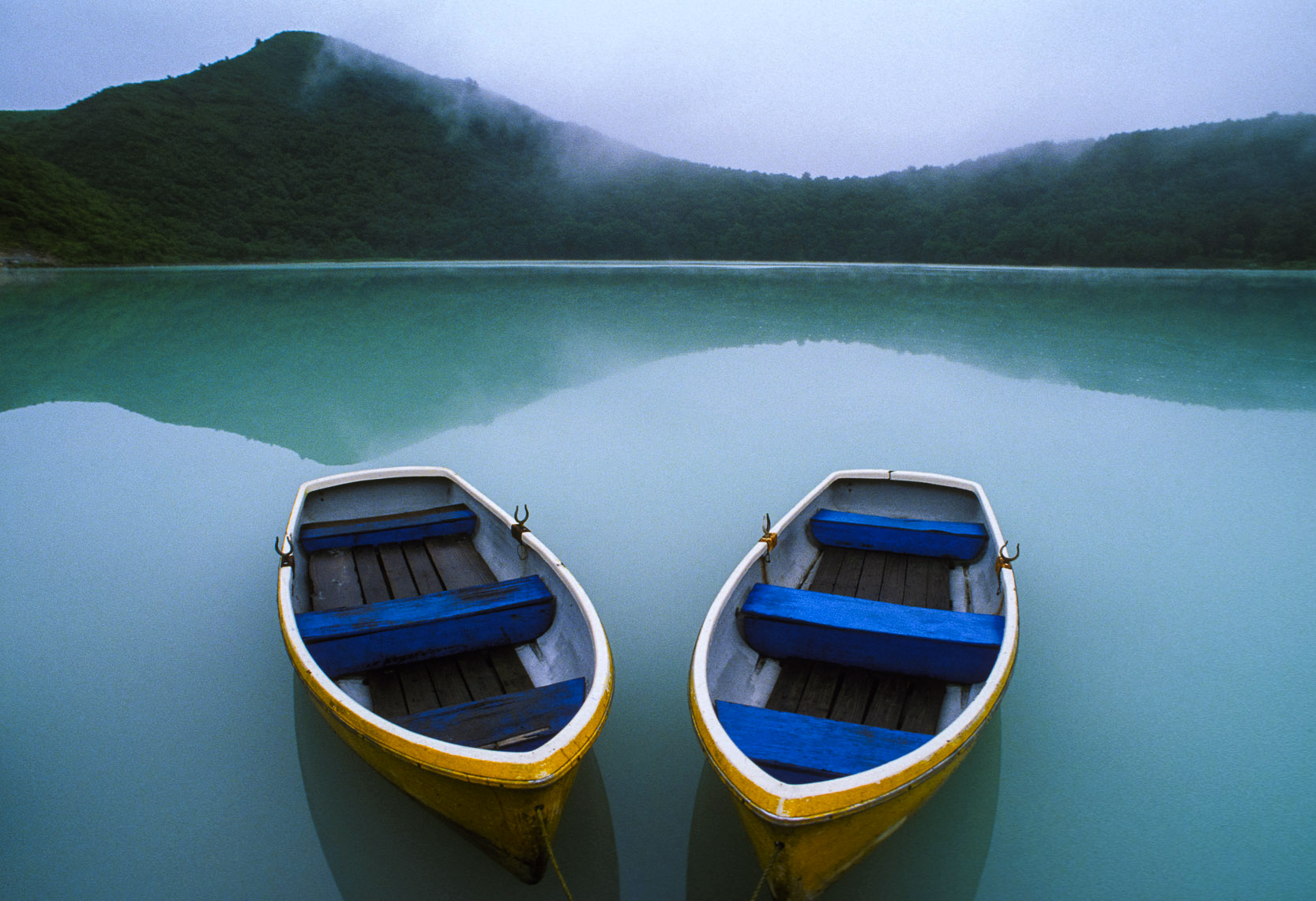 two boats in Tohoku, Japan